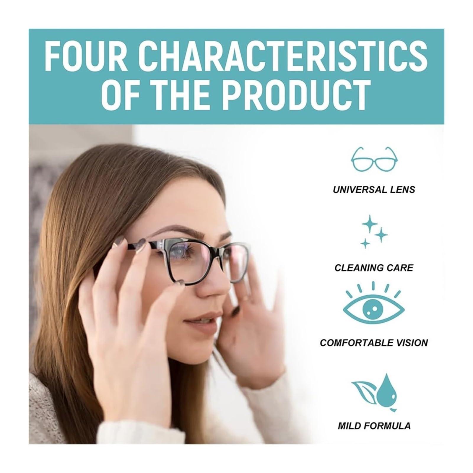 DGDXLMPNR Eyeglass Lens Scratch Remover Spray, Glasses Lens Scratch Remover Spray, Scratch Remover For Sunglasses, Scratch Remover For Eyeglasses, Eyeglass Cleaning Tools For Lenses Screens ( Color : 3 set , Si