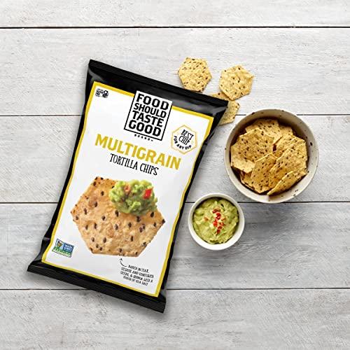 Food Should Taste Good Food Should Taste Good Tortilla Chips, Multigrain, Gluten Free, 5.5 oz (Pack of 12)