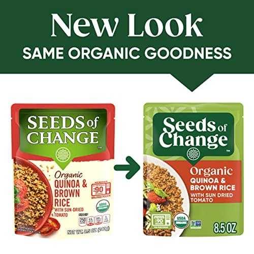 SEEDS OF CHANGE SEEDS OF CHANGE Organic Quinoa & Brown Rice with Sun Dried Tomato, Organic Food, 8.5 OZ Pouch