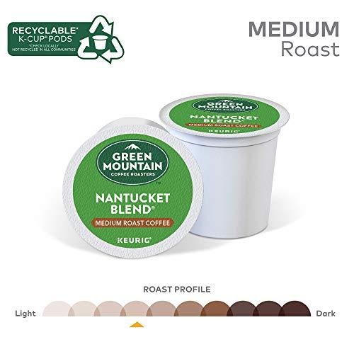 Green Mountain Coffee Roasters Green Mountain Coffee Nantucket Blend Keurig Single-Serve K-Cup Pods, Medium Roast Coffee, 12 Count