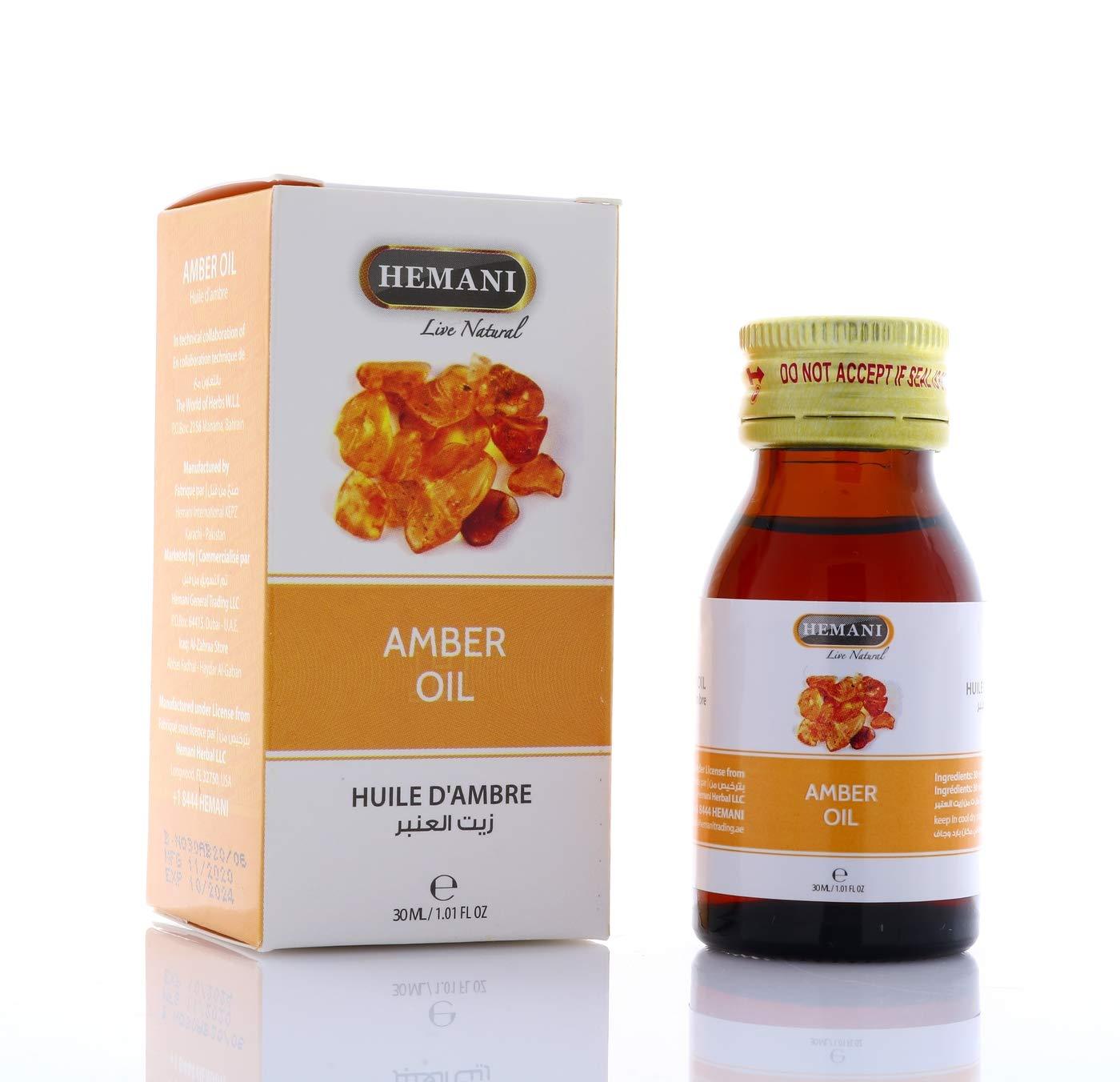 Hemani HEMANI Amber Oil 30mL (1 FL OZ) - Edible Oil