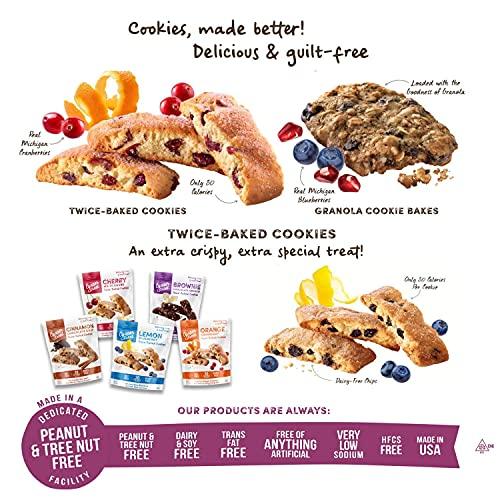 COOPER STREET Cooper Street Granola Cookie Bake - Chewy Granola Bars with Chia, Flax, Buckwheat and Oats in Delicious Oatmeal Cranberry Flavor | Individually Wrapped Healthy Breakfast Bars | 1 oz | 48 Pack