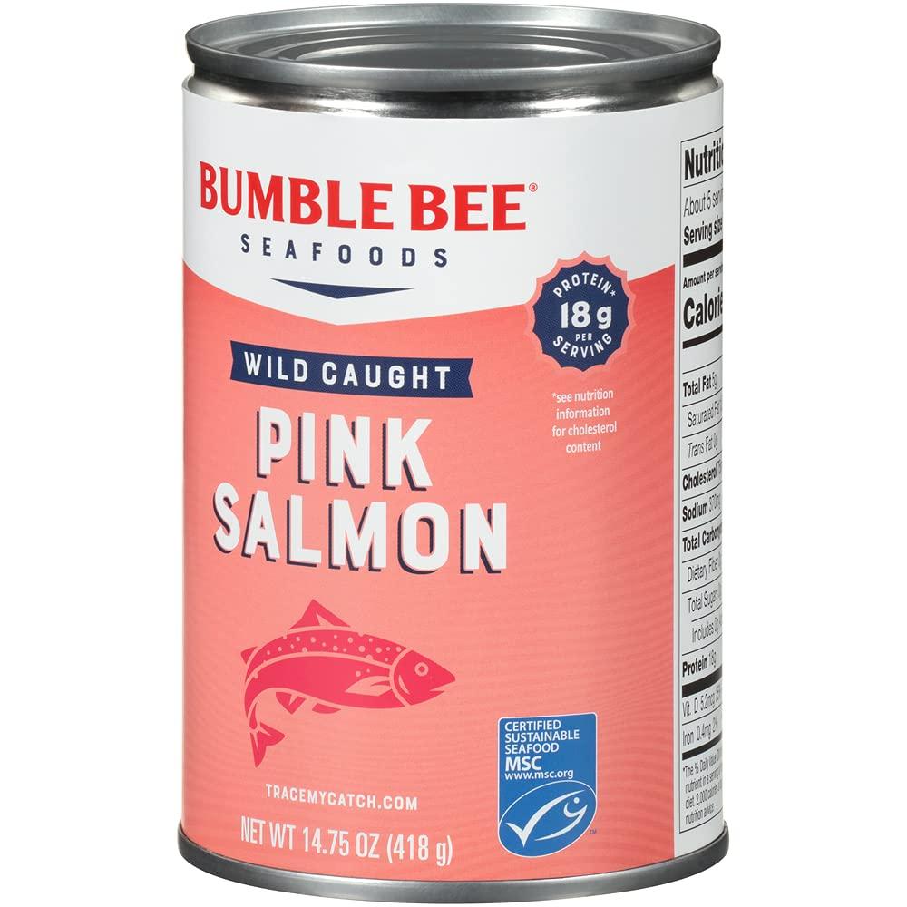 Bumble Bee Bumble Bee Pink Salmon, Premium Wild, 14.75 oz (Pack of 3)