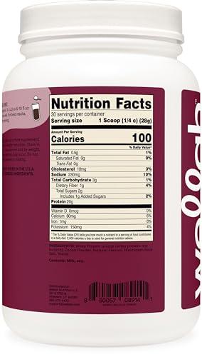 Wellah Wellah Protein Your Whey (30 Servings, Dark Chocolate) - Whey Protein Isolate Protein