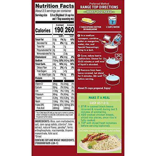 Rice-A-Roni Rice-A-Roni Rice, Cilantro Lime, 5.6 Ounce