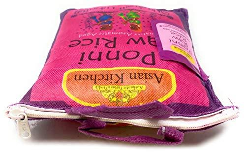 AUTHENTIC TASTES OF INDIA ASIAN KITCHEN Asian Kitchen Ponni Raw Rice 4-Pound Bag, 4lbs (1.81kg) Short Grain Rice ~ All Natural | Gluten Friendly | Vegan | Indian Origin | Export Quality