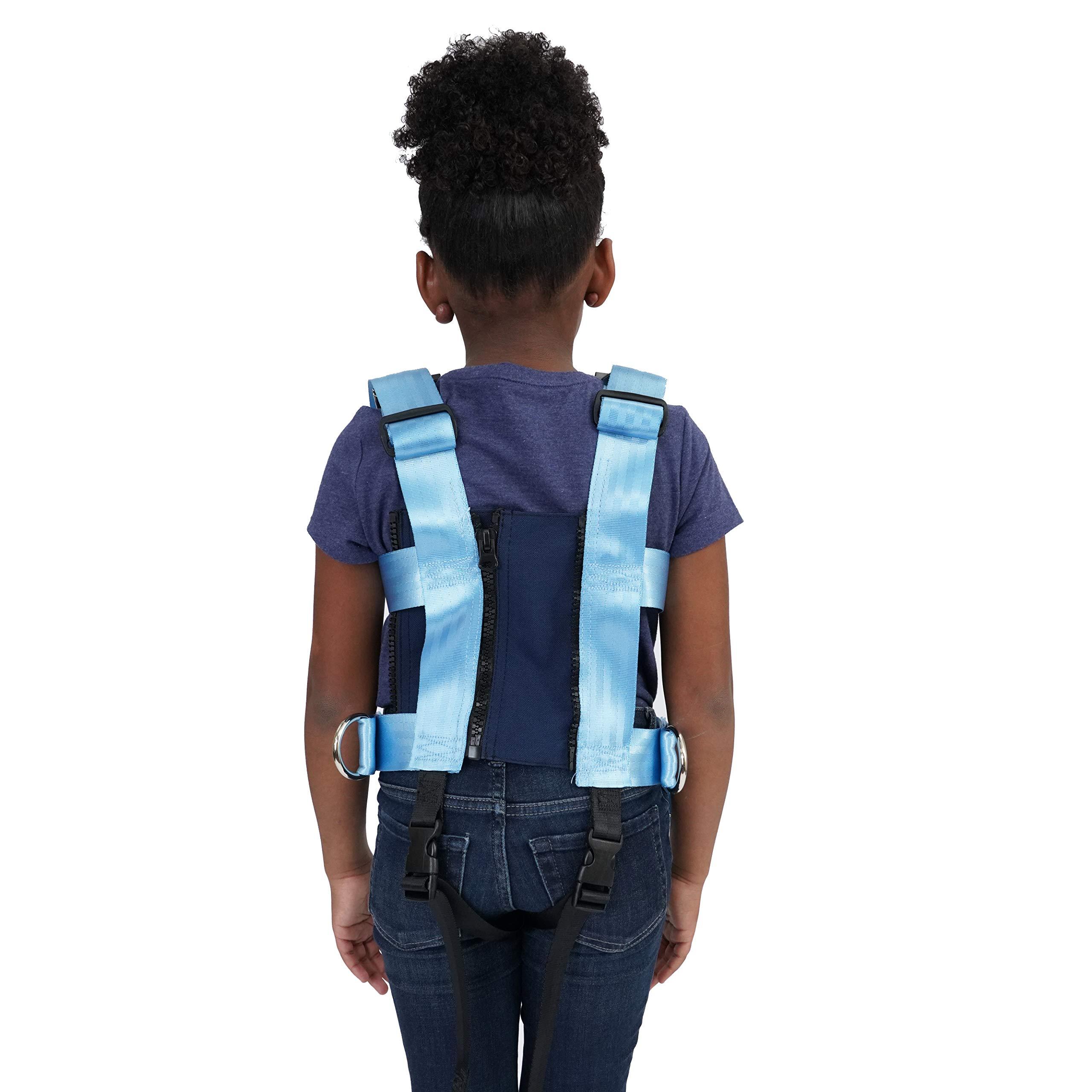EZ-ON EZ-ON Products 303Z Large Rear Zipper Closure Durable Personal Vehicle User-Friendly Safety Transportation Vest with Seat Belt Loops. Meets NHTSA Regulation. Mount Sold Separately.