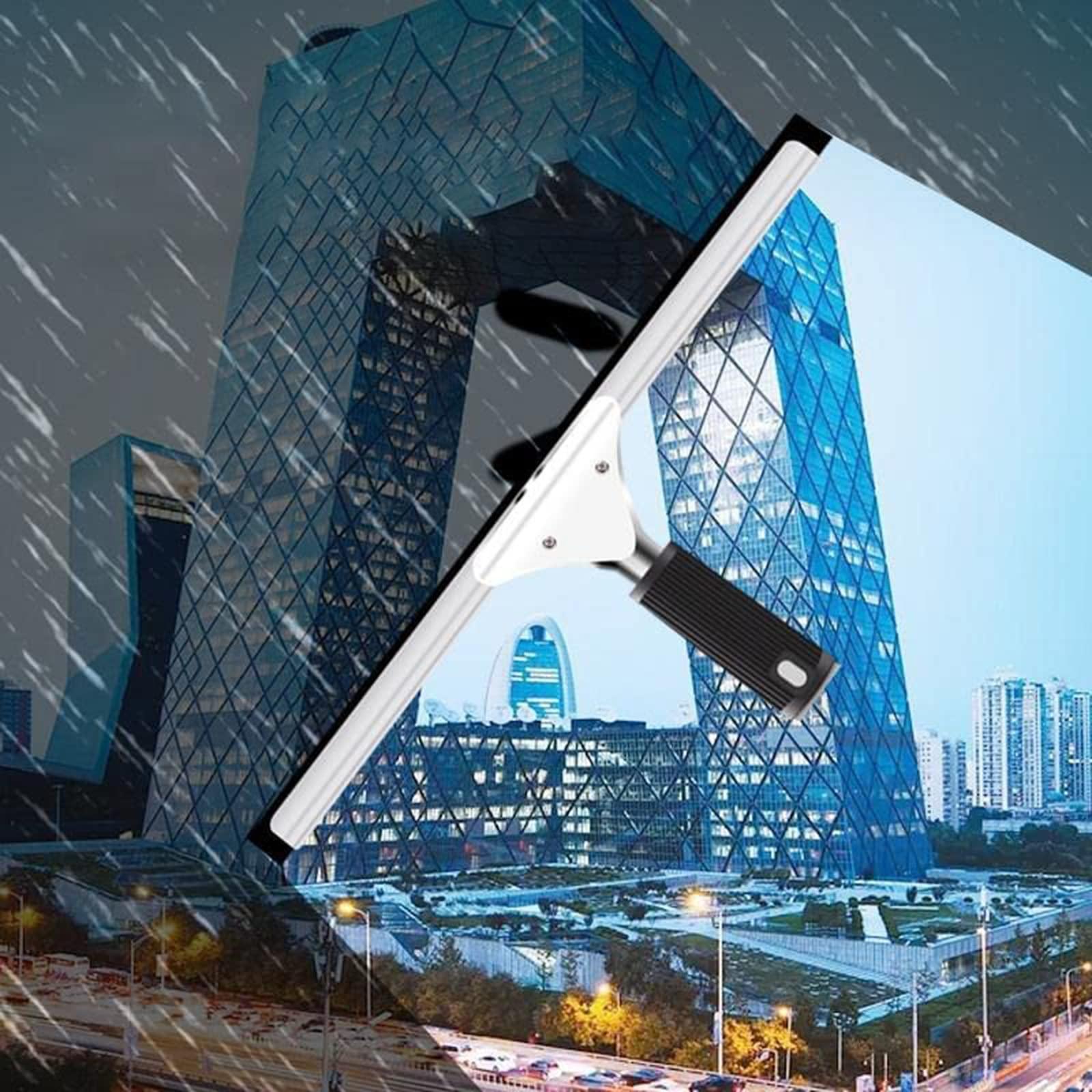 WJYLM Window Cleaning Kit, Professional Window Cleaning Equipment Extendable Window Cleaning Pole and Squeegee Cleaner for High Windows-12FT