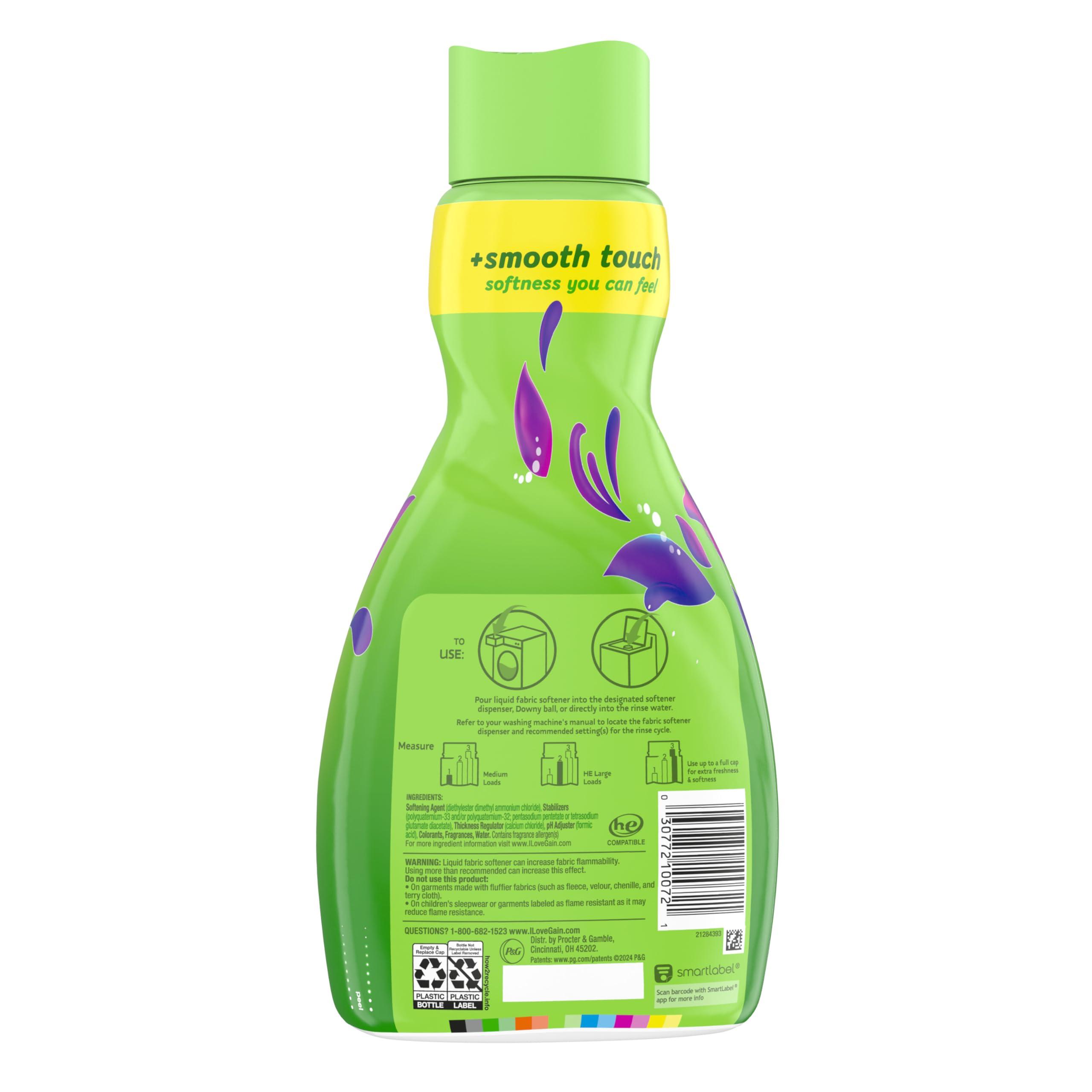 Gain Gain Fabric Softener, Moonlight Breeze, 35 fl oz (4 Pack)