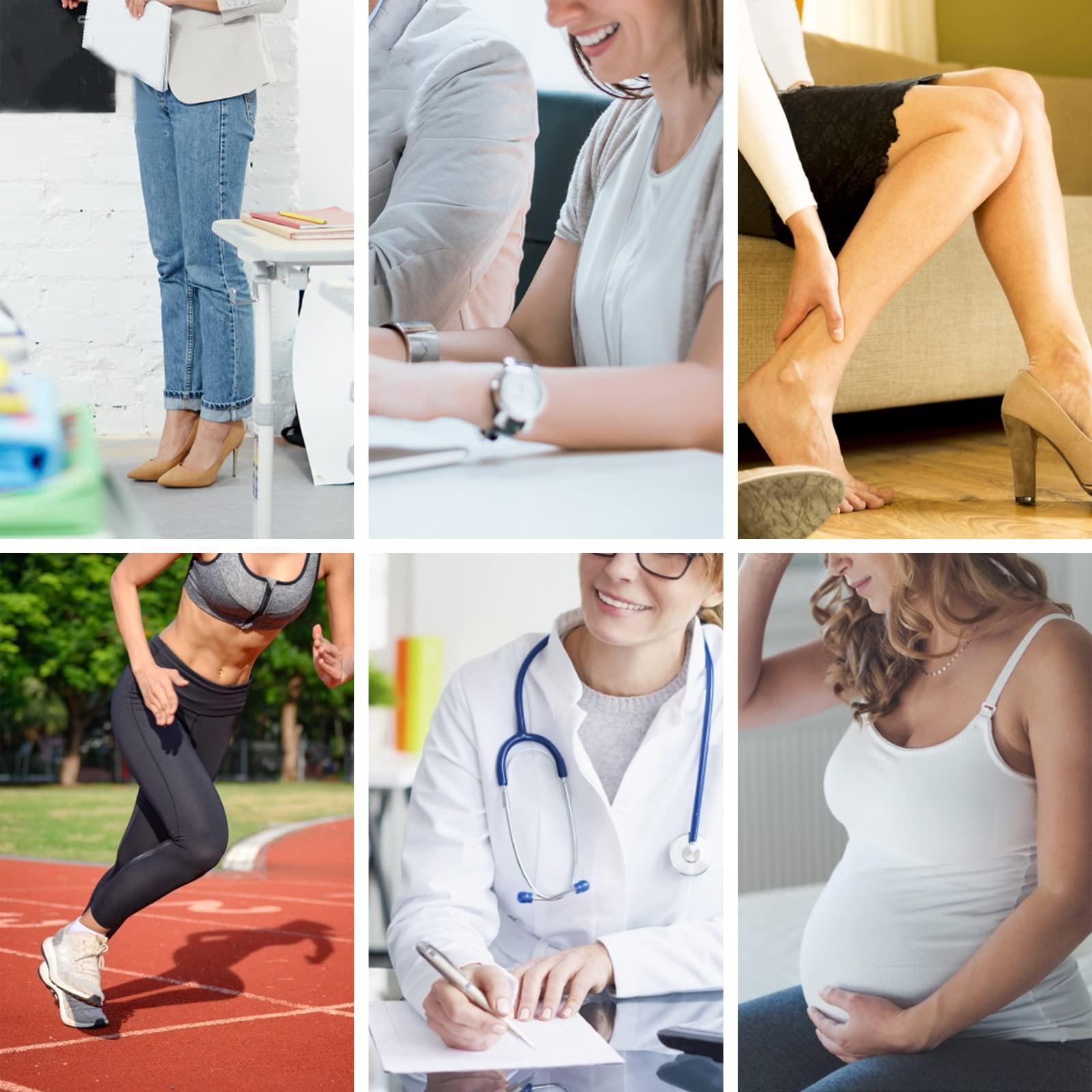 Yxmeiguo Plus Size Compression Sleeves for Calves Women Wide Calf Compression Legs Sleeves Men 5XL, Relieve Varicose Veins, Edema, Swelling, Soreness, Shin splints, for Work, Travel, Sports and Daily Wear