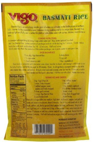 Vigo Vigo Basmati Rice, 12-Ounce Pouches (Pack of 12)