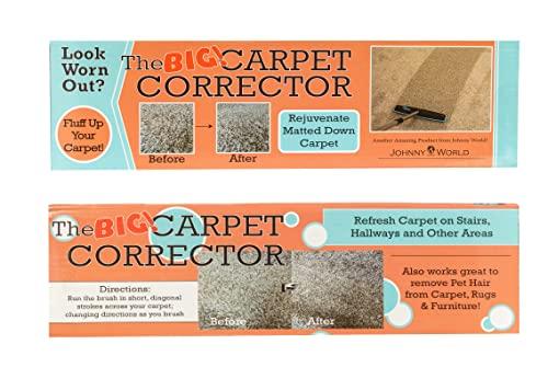 Carpet Corrector The Big Carpet Corrector - Rejuvenate Matted Down Carpet! Great for Steps, Hallways and High Traffic Areas. Large Version of The Carpet Corrector!