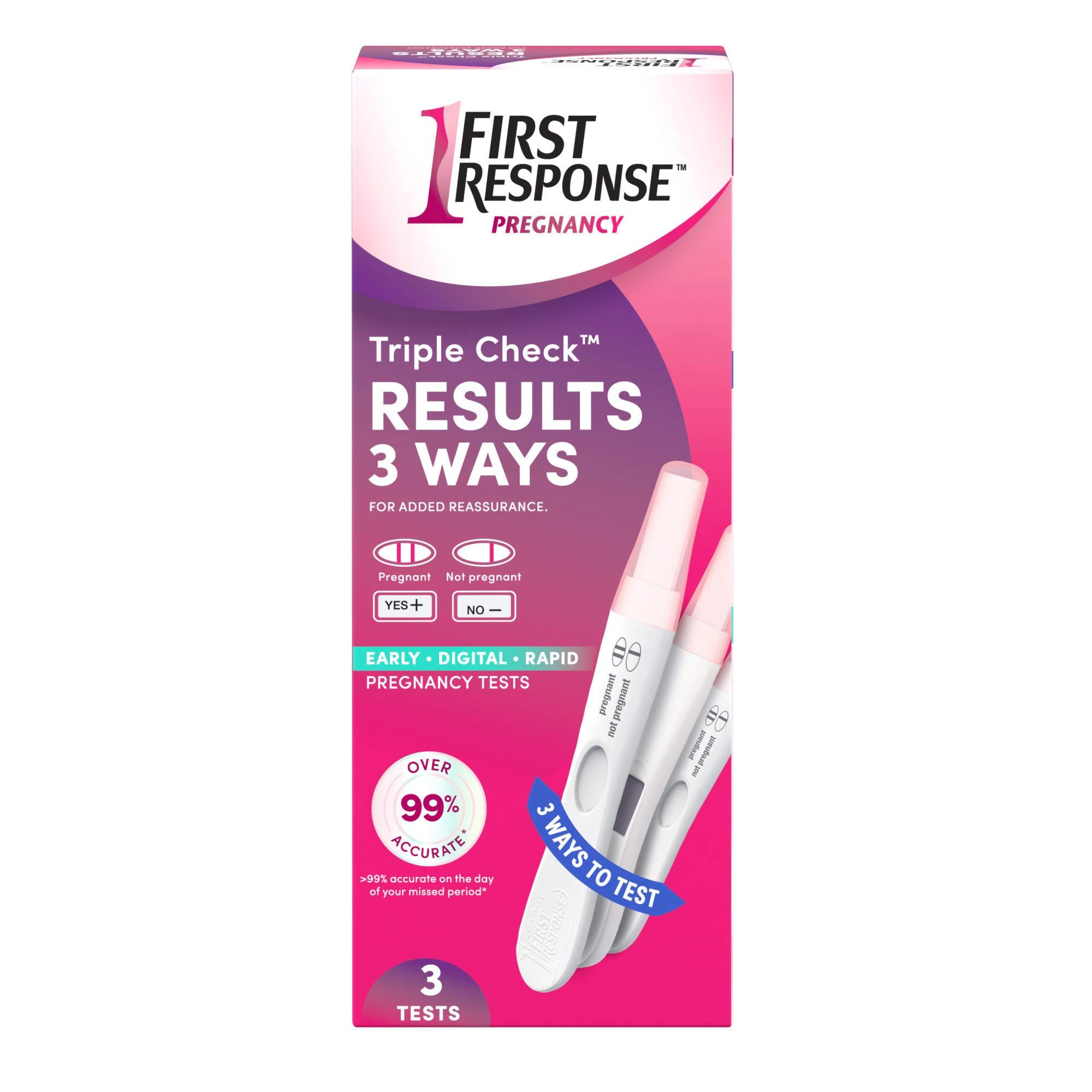FIRST RESPONSE First Response Triple Check Pregnancy Test 3 ct.