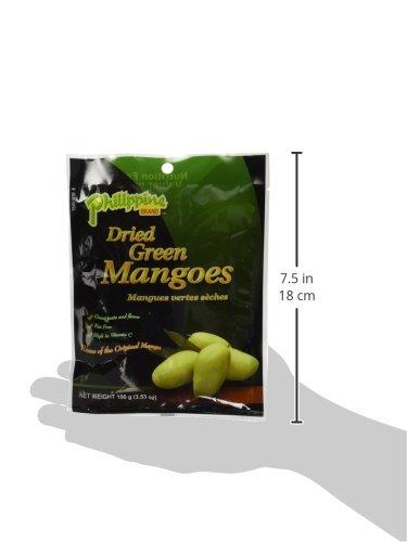 Philippine Phillippine Brand Dried Green Mango Fruit (Tart Sweet) - Naturally Dried