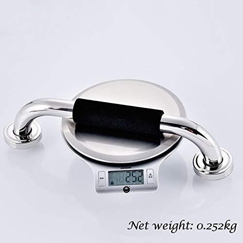 NOALED Grab Rail Bathroom Handrail for Showers and Walls Modern Grab Rails for Bathroom, Stainless Steel PVC Grab Bars for Bath and Shower