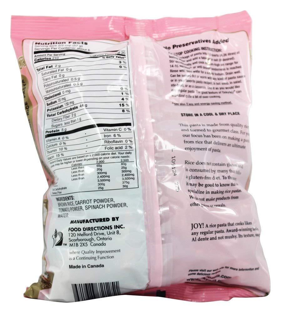 Tinkyada Tinkyada Vegetable Spirals, Gluten Free, 12-Ounce (Pack of 6)