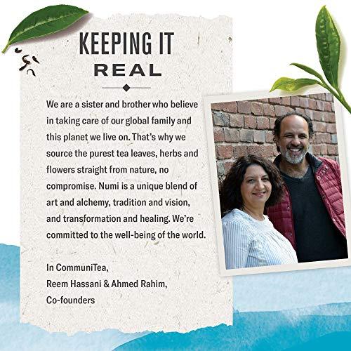 Numi Numi Organic Golden Tonic Turmeric Tea, 15 Tea Bags (Pack of 3) With Lemon Verbena & Lime, Caffeine Free, Packaging May Vary