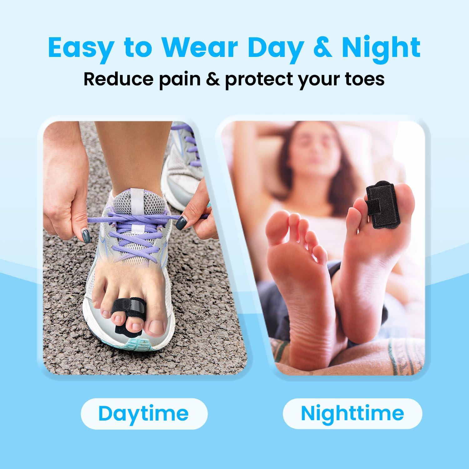 Pozpo Tech Hammer Toe Straightener Corrector Wrap for Women & Men, Hammer Toe Splint Support - 1 in package