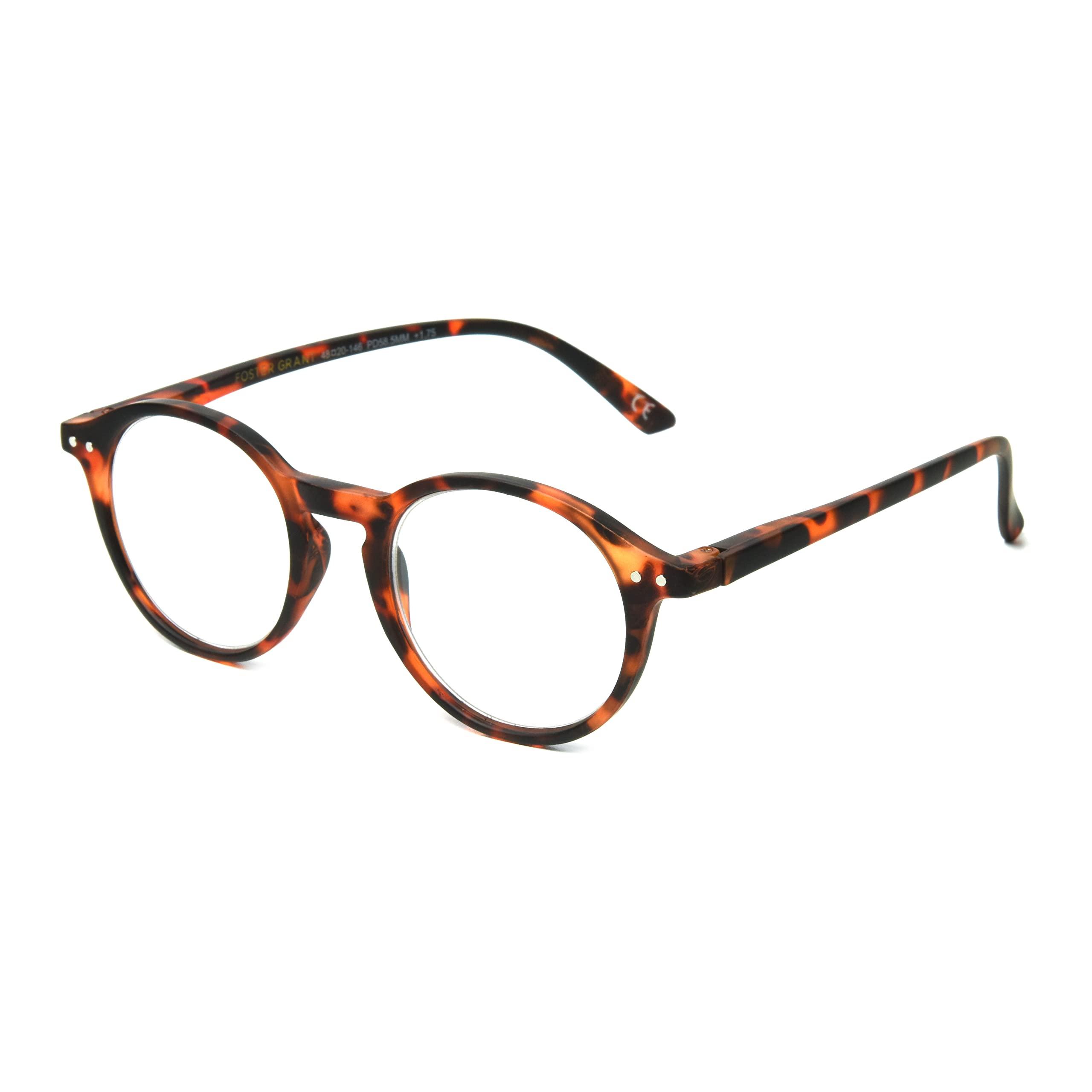 Foster Grant Foster Grant Unisex Parker Anti-fog Blue Light Readers Reading Glasses, Matte Rubberized Tortoise, 48 Mm US