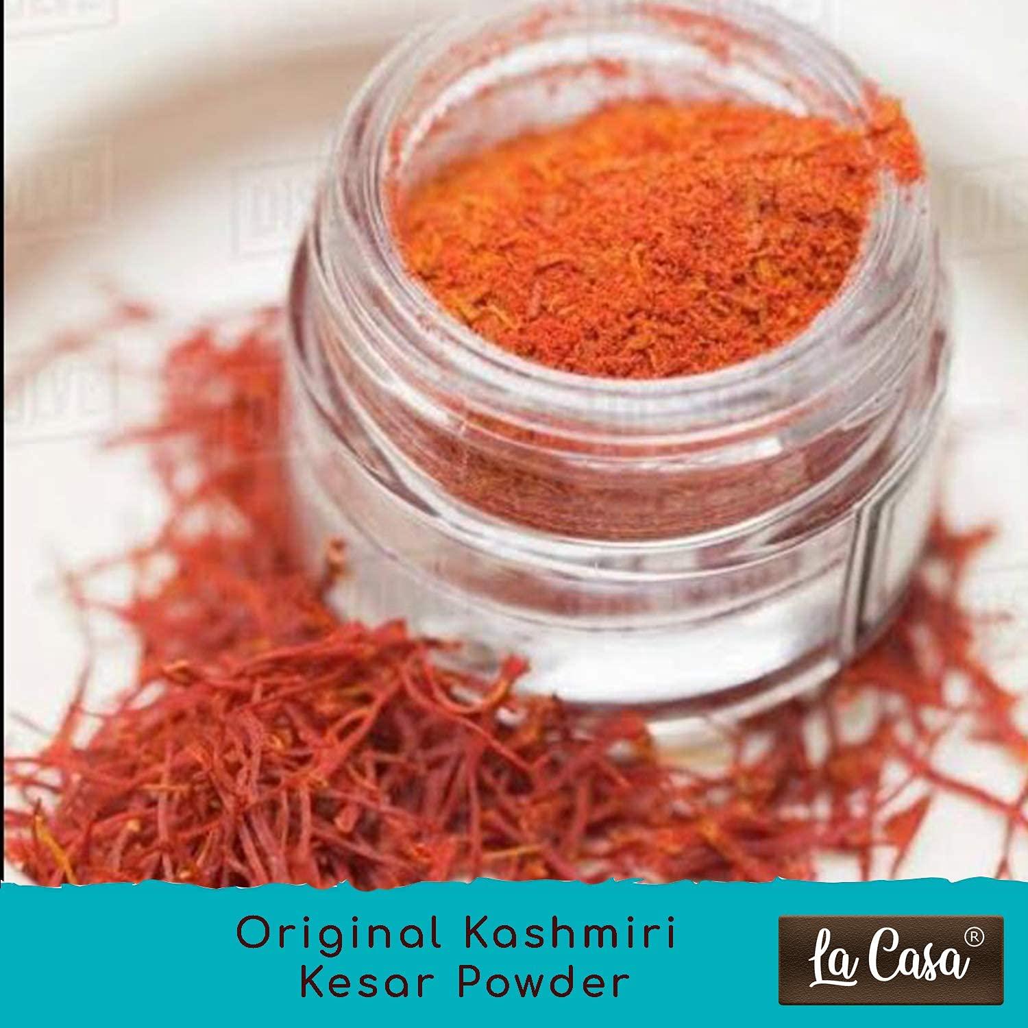 Generic Saffron Powder | Original Kashmiri Kesar Powder | Premium Organic A++ Grade | for Face/Beauty/Food/Colour/Aroma/Tilak | Purest Finest Sundried Natural Saffron | 1gm |