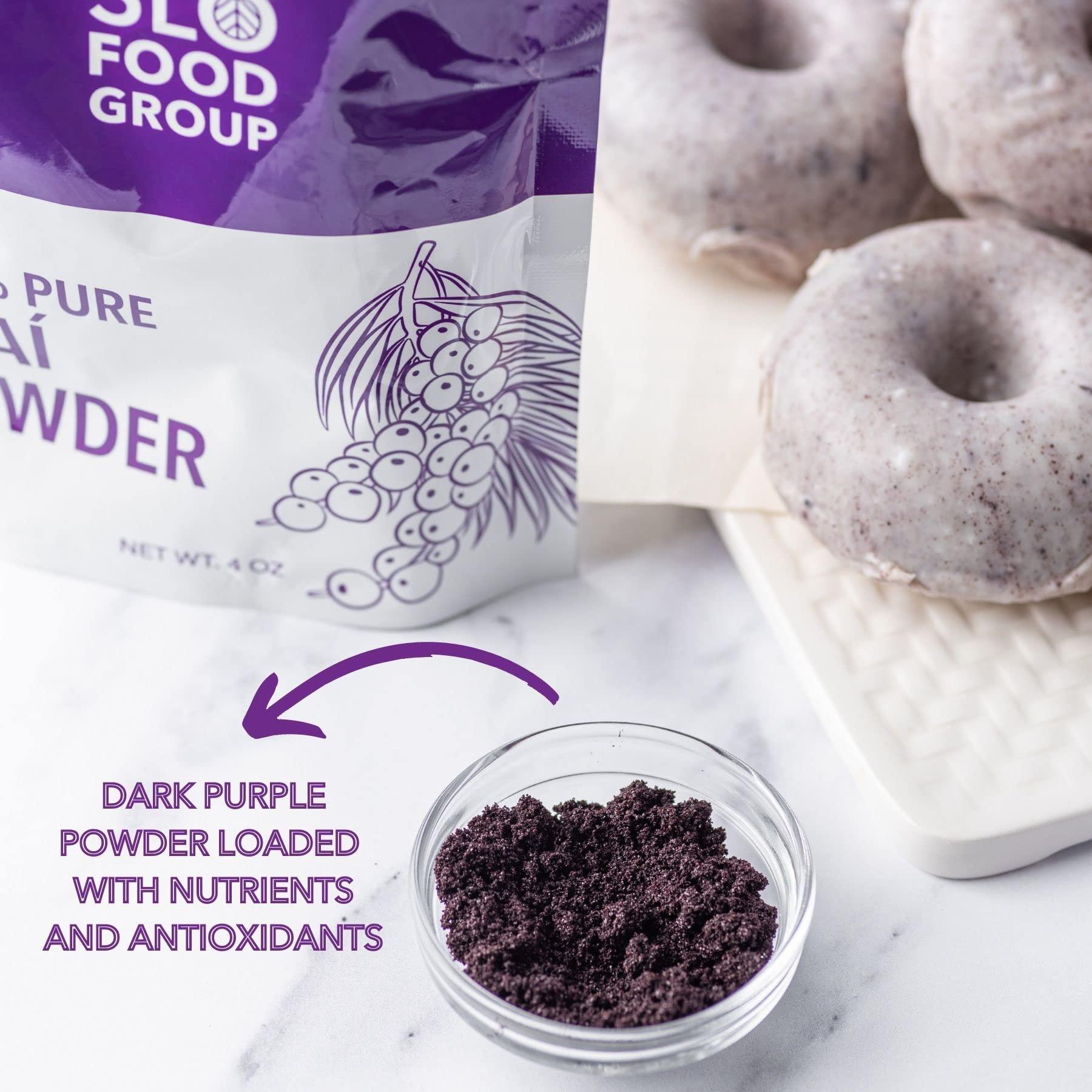 Slofoodgroup Slofoodgroup Freeze Dried Aa Powder - Pure Acai Powder from Brazil (.5 Lb/8 oz Aa), Acai Fruit Powder