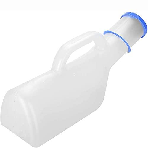 BITWIT Male Urinal,1000 Ml Portable Urine Bottle with Lid, Mobile Toilet Urine Catcher for Older Adults for Children, Reusable Urine Bottle Container for Men with Lid