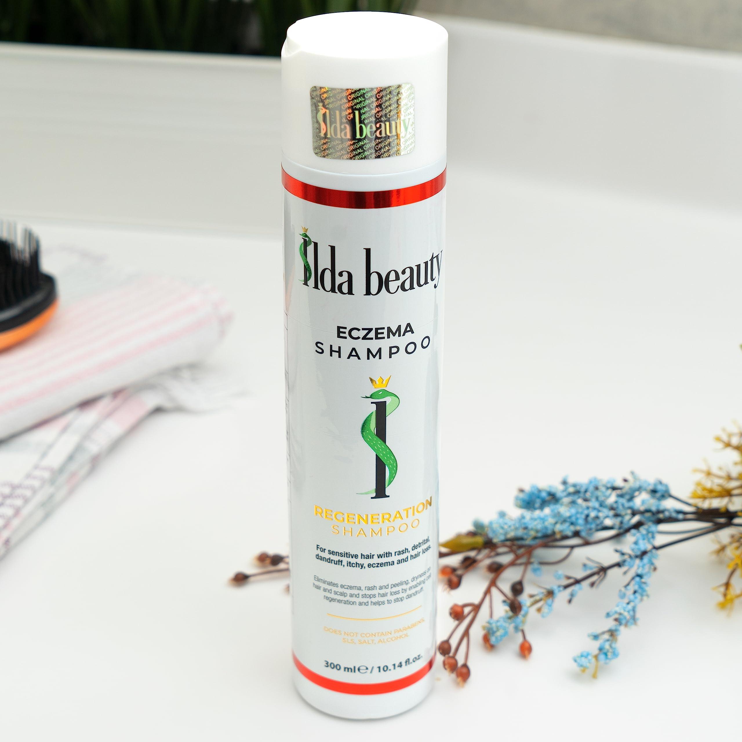 SILDA BEAUTY SILDA BEAUTY Eczema Shampoo- Long-Lasting Relief of Itching and Flaking Scalp | Seborrheic Dermatitis Relief | Natural Components with Original Formula| All Hair Types | 10.14 oz