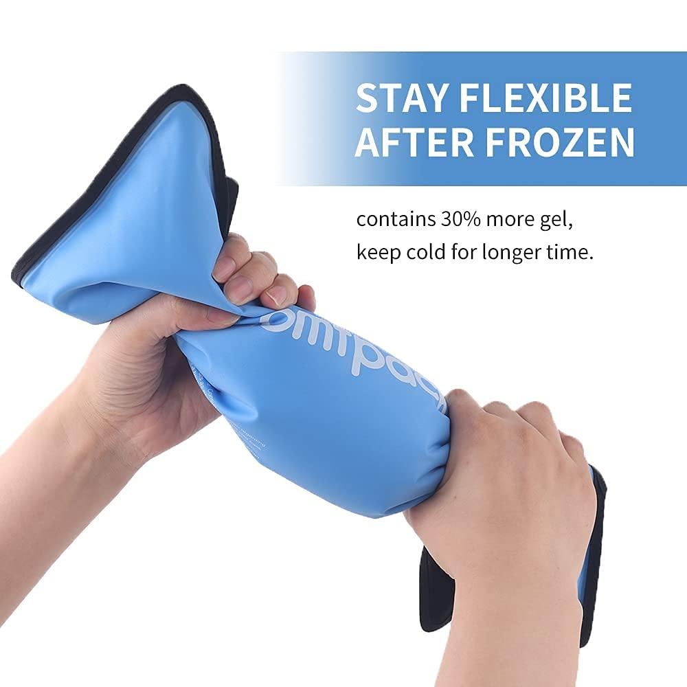 Comfpack Comfpack Heel Ice Pack for Ankle & Foot Pain Relief, Hot Cold Therapy Ice Pack Wrap with Straps for Sport Injuries, Swelling & Sprain