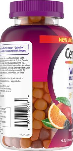 Centrum Centrum MultiGummies Gummy Multivitamin for Women, Multivitamin/Multimineral Supplement with Vitamin D3, B Vitamins and Antioxidants, Assorted Fruit Flavor - 170 Count (Pack of 2)