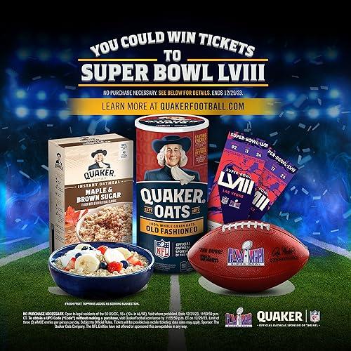 Quaker QUAKER Instant Oatmeal, USDA Organic, Non-GMO Project Verified, 3 Flavor Variety Pack, Individual Packets, 32 Count (Pack of 1)