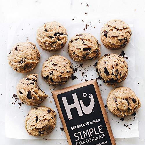 Hu Hu Chocolate Bars | 8 Pack Simple Chocolate | Natural Organic Vegan, Gluten Free, Paleo, Non GMO, Fair Trade Dark Chocolate | 2.1oz Each