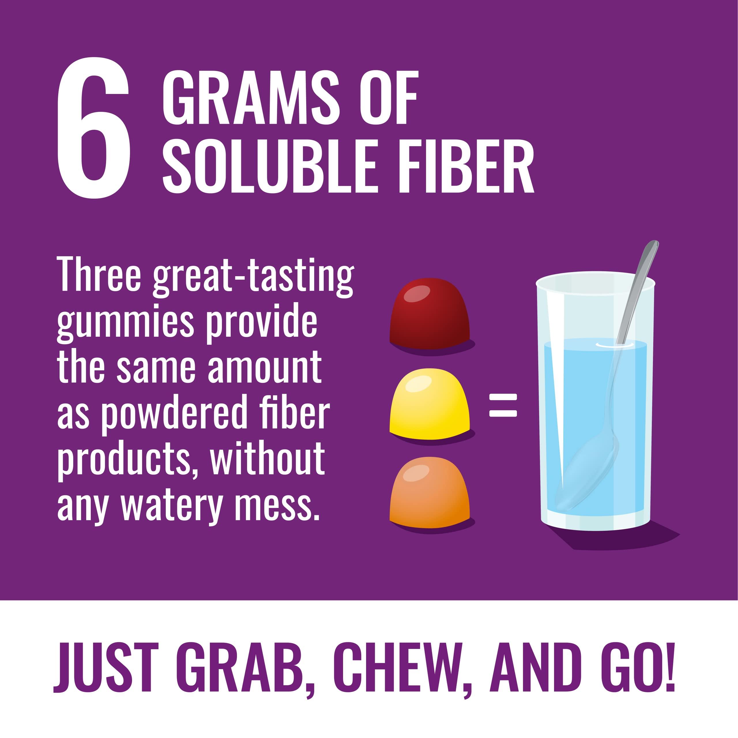 Fiber Advance Fiber Advance Gummies | 100% Plant Based Fiber Supplement for Digestive Health | Chicory Root Inulin Prebiotic Fiber Gummies for Adults | Gluten Free, Vegetarian, & Non-GMO (Pack of 3)