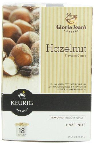 Keurig Gloria Jean's Hazelnut Keurig K-Cups, 18 count