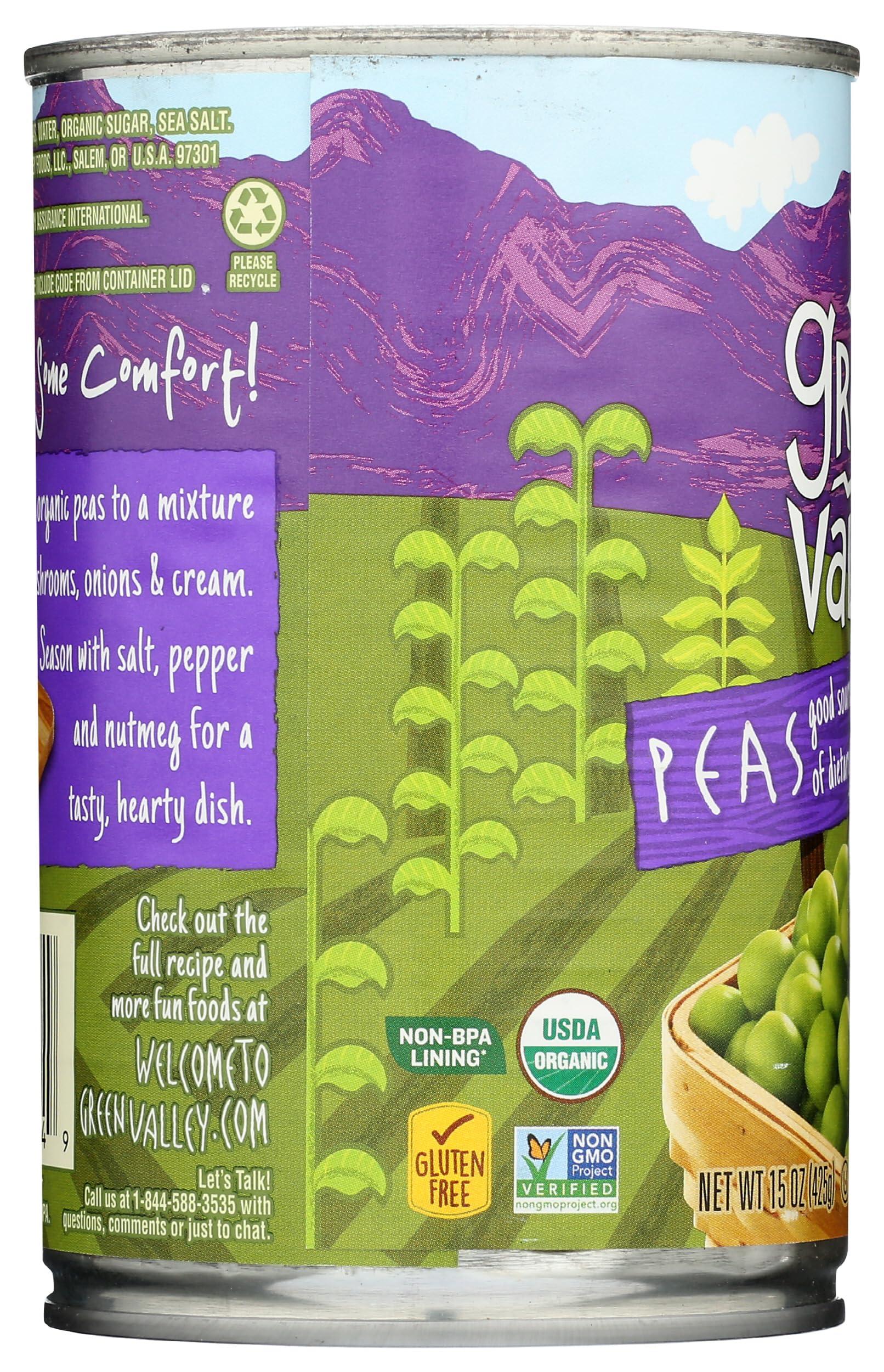 Green Valley GREEN VALLEY Organic Sweet Peas, 15 OZ
