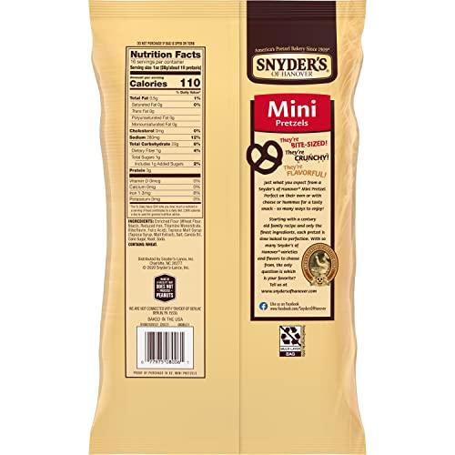 Snyder's of Hanover Snyder's of Hanover Pretzels, Mini Pretzels, Family Size 16 Oz