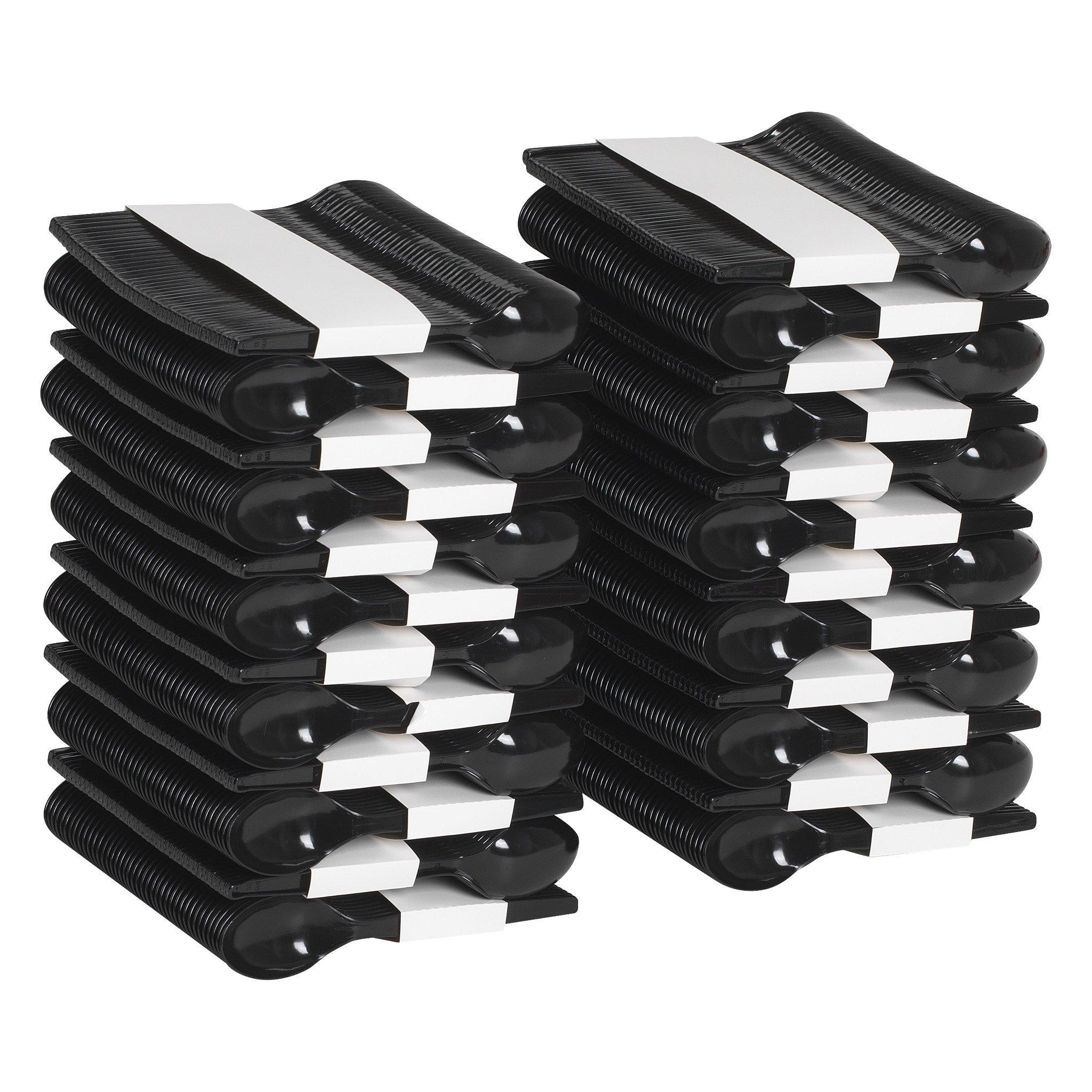 SmartStock Dixie SSS51 SmartStock Plastic Cutlery Refill, Spoons, Black, 40 Per Pack (Case of 24 Packs)