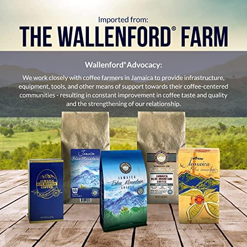 Aroma Ridge Aroma Ridge Jamaica Blue Mountain Coffee Ground 8oz Gift Box - Medium Roast Fresh Roasted in USA - 100% Pure and Authentic Jamaican Gourmet Coffee with a Smooth Milk Chocolate Finish | Grade 01