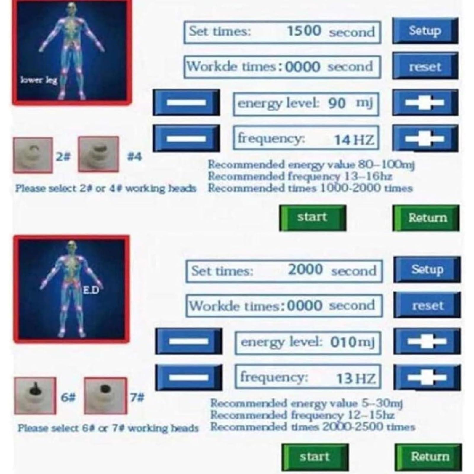 AECEVAN Shockwave Therapy Machine Extracorporeal ESWT Shockwave Therapy Machine for Joint and Muscle Pain Relief ED Treatment, Muscle and Bone Tissue Regeneration No Side Effects (A)