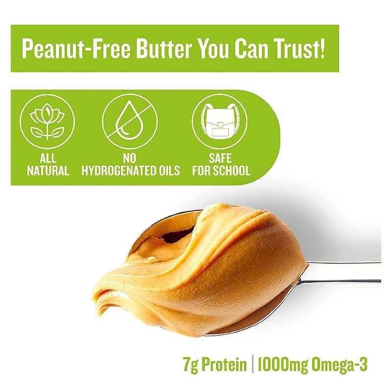 WOWBUTTER WOWBUTTER Natural Peanut Free Creamy 1.1lb Jar, (Pack of 4)