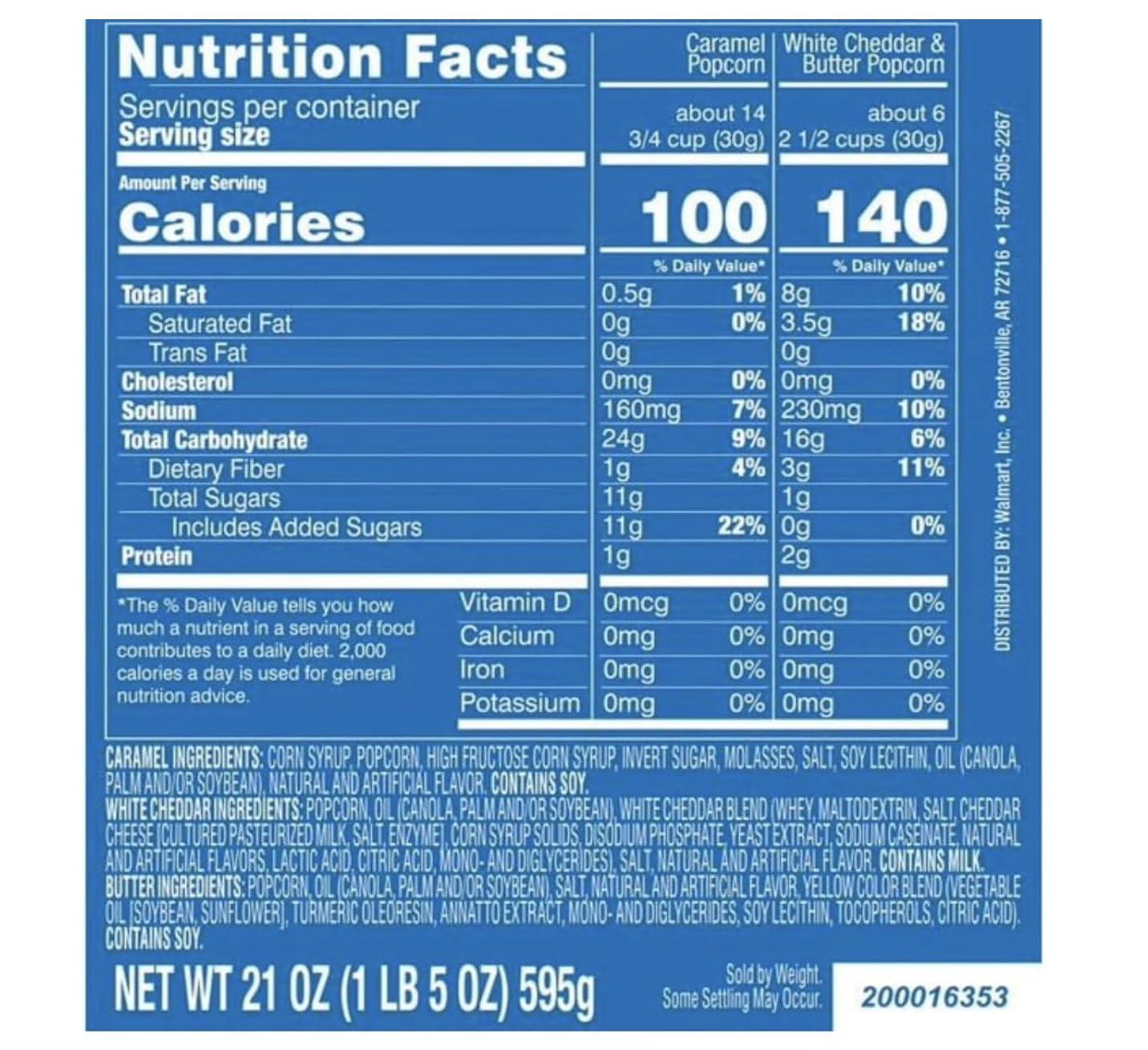 Signature Brands Classic Collectible Gourmet Holiday Popcorn Tin Caramel, White Cheddar, and Butter Popcorn