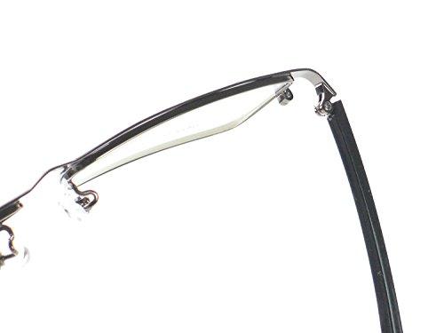 AISSUARVEY AISSUARVEY Men's Optical Eyewear Frame Reading Glasses Metal Classic Full Rim with Clear Lenses Y9422 (Brown)