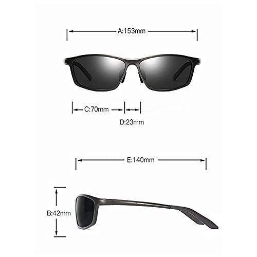 willochra willochra Aluminum Magnesium Polarized Men's Sports Full Reading Sunglasses, Stylish Readers driving Safety Protection -Not Bifocals (black, 250)