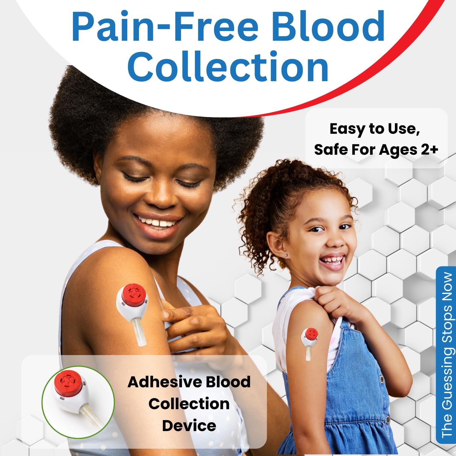 Better Life Science Comprehensive at-Home Food and Environmental Allergy Test Kit with 295 Triggers for Adults and Kids, Easy and Pain-Free Testing for Accurate Results