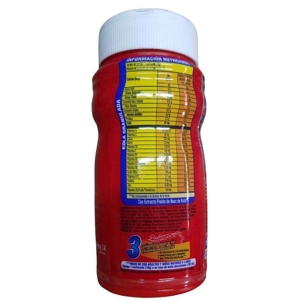 RUUFE Suplemento Multivitaminico y Emulsion de Scott (2 pack) Kola Granulada Tarrito Rojo y emulsion de scott multivitaminico kola granulada tarrito rojo original tarrito rojo colombiano