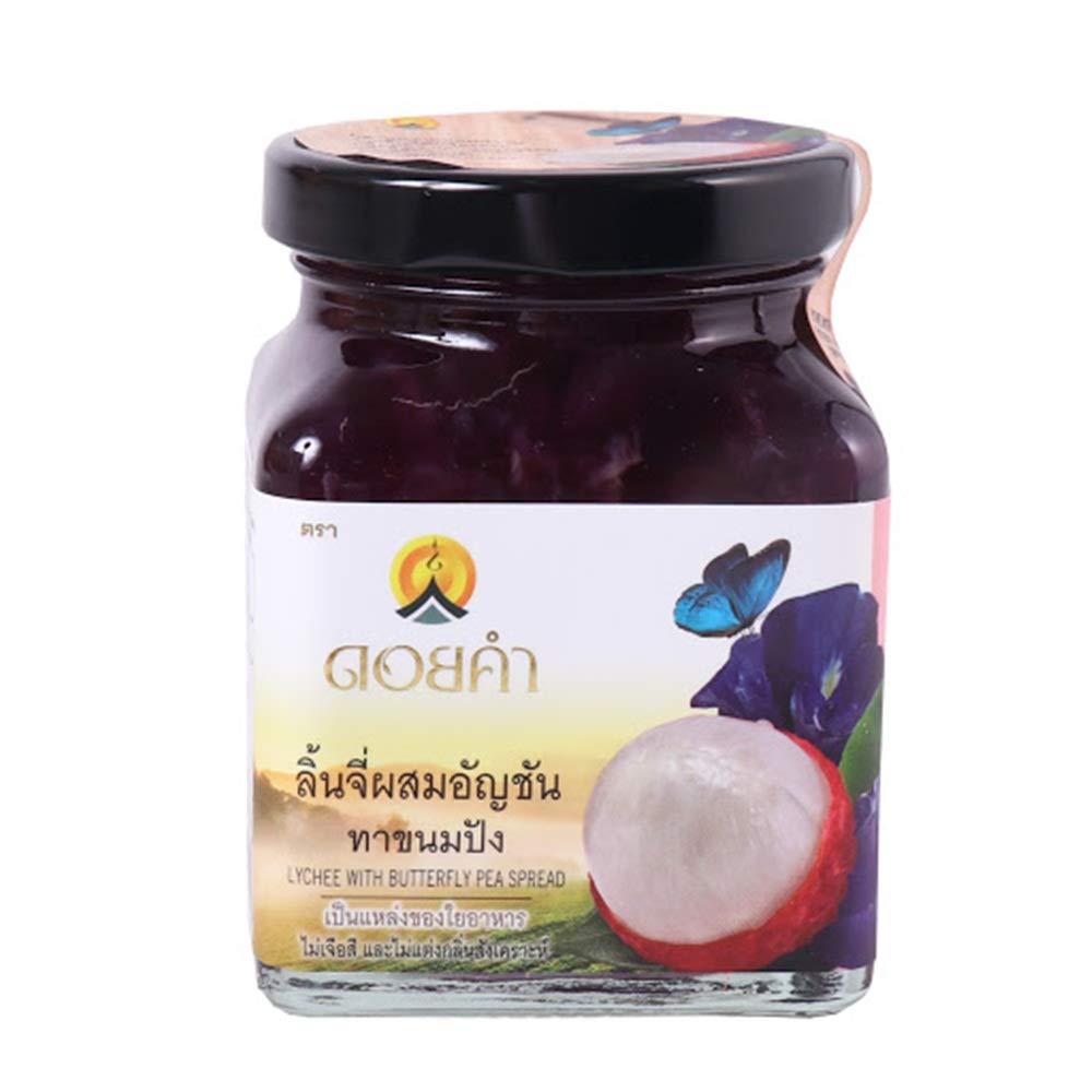 Doi Kham Lychee Jam with Butterfly Per Spread Apply Bread 220 g
