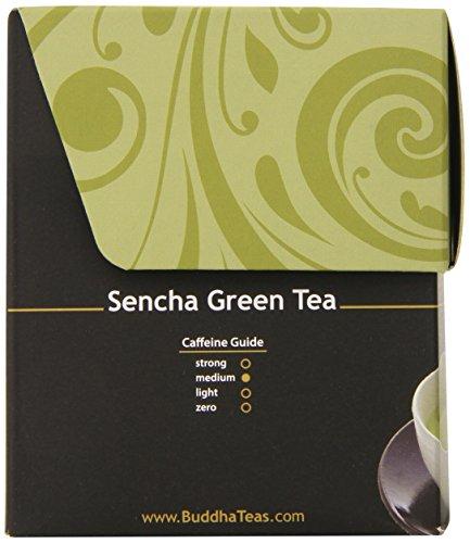 Buddha Teas Buddha Teas Sencha Tea, 18 Count (Pack of 6)
