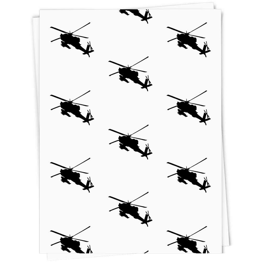 Azeeda Azeeda A1 \'Military Helicopter\' Gift Wrap/Wrapping Paper Sheet (GI00016095)