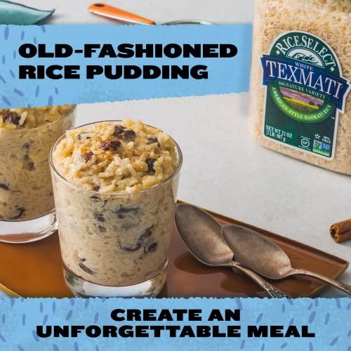 RiceSelect RiceSelect Texmati White Rice, Long-Grain Basmati Rice, Premium Gluten-Free Rice, Non-GMO, Star-K Kosher, 32-Ounce Jar
