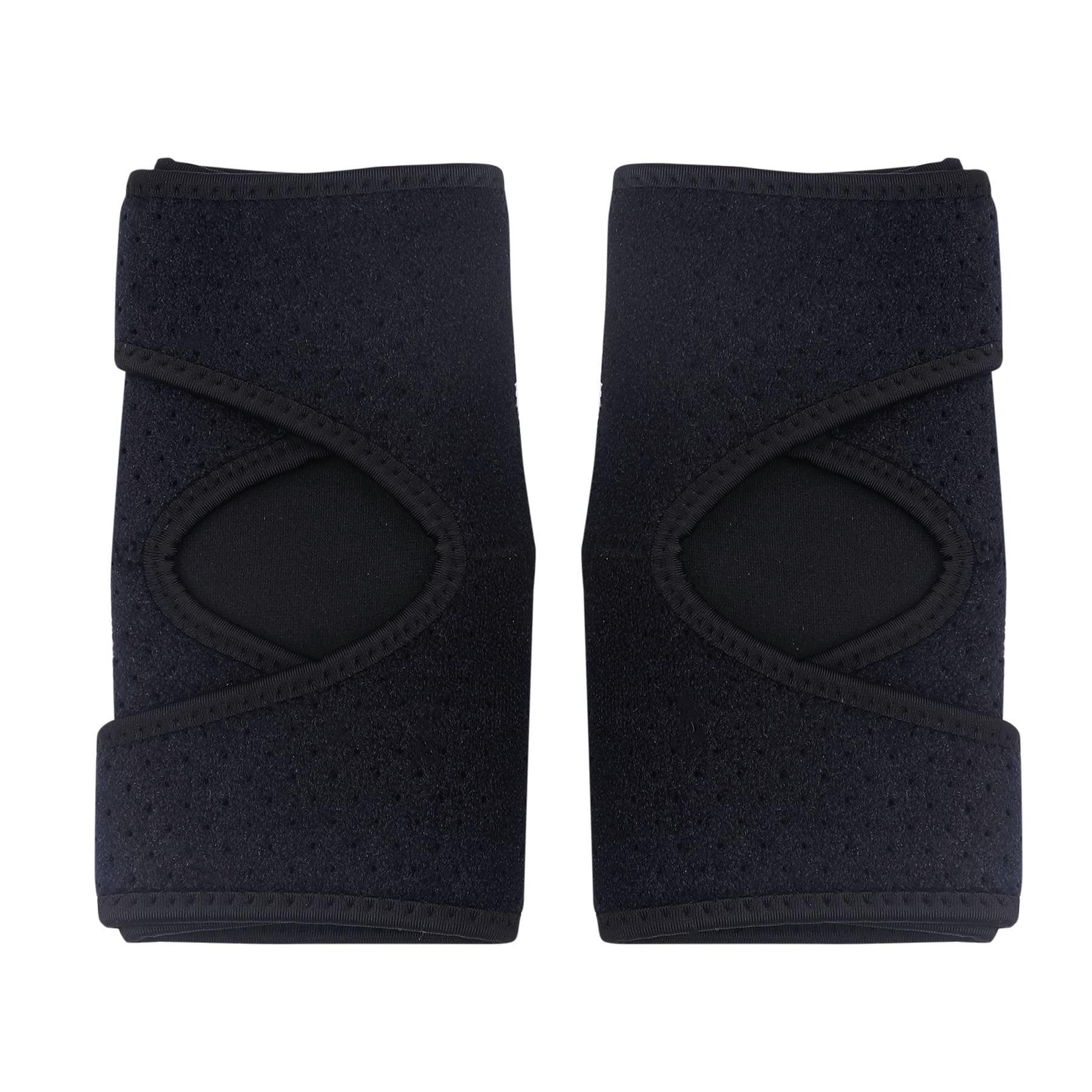 JUMISEE JUMISEE (2PCS Kids Adjustable Knee Pad, Anti-Slip Padded Sponge Knee Brace Breathable Flexible Elastic Knee Support for Football Volleyball Dance Skating Basketball Sports