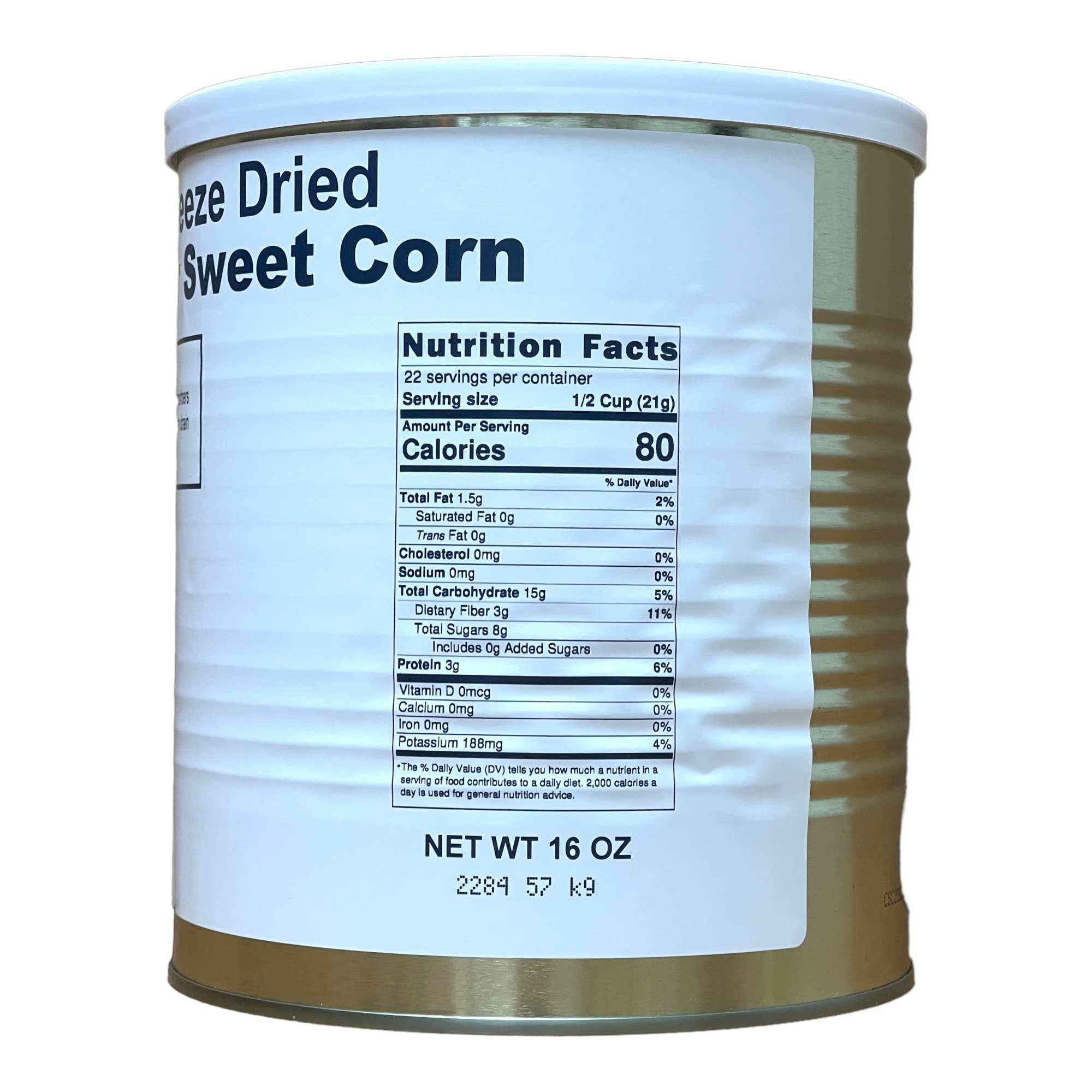 SAFECASTLE Freeze Dried Holiday Variety Long Term Food Storage and Emergency Preparedness Kits |Survival, Hunting & Emergency Food |25+ Year Shelf life | 6 Cans Per Case(2 Cans Biscuits and Gravy, 2 Cans Corn, 2